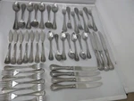 Vintage National Stainless Flatware Lot NST54 Japan Satin Service For 7 (42PC). Fixed Price $104.99.