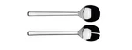 Alessi Ovale Salad Servers Stainless Steel Mirror Polished - Bouroullec. Fixed Price $115.10.