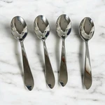 Retroneu Esprit Demitasse Spoons Set Of Stainless 18/8 Korea Espresso 4.5". Fixed Price $24.00.