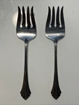 Oneida Stainless Flatware - Rembrandt Serving Forks Usa (set Of Two). Fixed Price $10.00.
