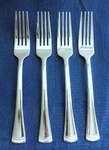 New Lenox Portola Glossy Set Of Dinner Forks 18/10 Stainless Flatware (8 1/4"). Fixed Price $16.50.