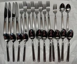 Cambridge Continental Stainless 18/10 Ridges Knife Fork Spoon Choice. Fixed Price $8.00.