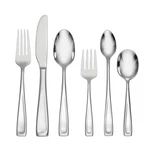 Oneida Moda 6 Piece Stainless Steel Flatware Set Baby Child Durable Stylish. Fixed Price $37.69.