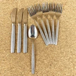 Ekco EKS41 9 Pcs Knife Salad Fork Teaspoon Vintage Stainless Steel Flatware. Fixed Price $19.99.