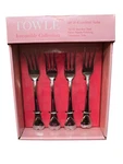 New Towle Irresistible Collection Stainless Steel Cocktail Forks, Set Of 4. Fixed Price $30.00.