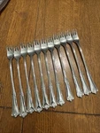 Set Of 11 Towle Supreme Cutlery TWS100 Stainless Cocktail / Seafood Forks. Fixed Price $16.00.