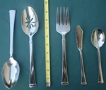 Wallace Stainless 5 Serving Pieces Vietnam Flatware. Fixed Price $22.88.