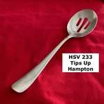Hampton Hsv 233 Serving Spoon 9 3/4" Tips Up Glossy Stainless Steel Flatware. Fixed Price $9.89.