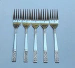 (5) Customcraft CUS3 Stainless Salad Forks Free Shipping. Fixed Price $14.99.