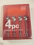 Gourmet Settings Twist 4-PC Demitasse Spoon Handmade 18/10STAINLESS. Fixed Price $34.68.