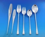 Tjorn By Dansk Sterling Silver Flatware Set 8 Service 50 Pieces Mid-century Mod. Fixed Price $9900.00.