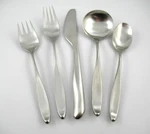 5 Pc Place Setting (s) Design 2 Lauffer, Towle Stainless Steel Flatware Germany. Fixed Price $109.00.