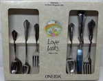 Oneida Chateau Stainless Steel 6-PIECE Set Fork Knife Spoon Model 2610006C.. Fixed Price $29.99.