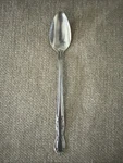 Utica Stainless Oval Teaspoon Woodbine Pattern Usa Floral Scrolls. Fixed Price $9.02.