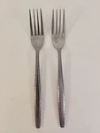 Utica Stainless Japan - UT118 Flatware / Silverware 2 Dinner Forks. Fixed Price $20.00.