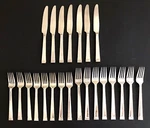 Towle TWS534 Glossy Stainless Set Of 23 Dinner Salad & Knives Euc 18/10 Flatware. Fixed Price $28.50.