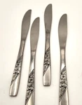 Orleans Silver ORL74 Pattern Place Knives Stainless Flatware Mid Century Rare. Fixed Price $21.12.