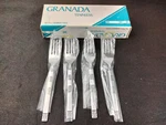 Granada GRN1 Salad Fork Stainless Lot Of 4 Brand New - Flatware / Silverware. Fixed Price $18.00.