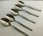 5 Oneida Camlynn Stainless 219786 T222 Frosted Glossy 9-06. Fixed Price $49.99.