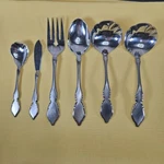 Oneida Classic Mood Deauville - Prescott Hostess Serving 6 Pc Set Ladle Sugar. Fixed Price $20.00.