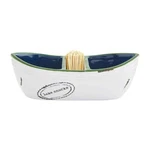 Mud Pie E2 Beach House Toothpick Server, Canoe, 3" X 7 3/4" 40430006. Fixed Price $22.49.