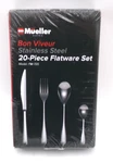Forks Spoons Knife Stainless Steel Mueller Bon Viveur Set 20 Piece Great Price.. Fixed Price $27.00.