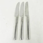 Lot Of 3 Hampton Silversmiths HSV175 Stainless Dinner Knives. Fixed Price $23.99.