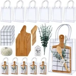 6 Sets Baby Shower Prizes For Game Winners Bamboo Square Cheese Board .... Fixed Price $58.31.