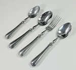 Williams Sonoma WSF15 Stainless 18/10 France Glossy Silverware Spoons Fork 4 Pcs. Fixed Price $92.00.