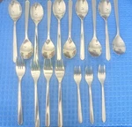 Ikea Fornuft Stainless Forks Spoons Lot Of 17 223 32. Fixed Price $19.79.