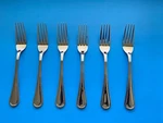 Oneida Barcelona By 1880 Hospitality 18/0 Stainless Set Of 6 Forks Heavy Weight. Fixed Price $18.99.
