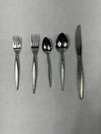 5 Pc Oneida Community Stainless Venetia Vintage Flatware Set Fork Spoon Knife. Fixed Price $15.94.