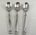 ARN3 Soup Spoon Lot Of Artisanware Glossy Stainless China. Fixed Price $19.95.