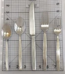 Oneida Ribbed Stainless Flatware OHS169 18/10 4 Settings 33 Piece Glossy Retired. Fixed Price $46.49.