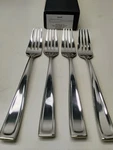 Oneida Moda 4 Pc Stainless Steel Salad Forks 18/10 Nib. Fixed Price $36.99.