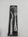 Oneida Infuse Stainless Steel Dinner Forks Set Of 6 Silver Flatware Smooth Style. Fixed Price $19.99.