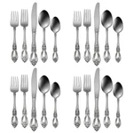 Oneida Louisiana 18/8 Stainless Steel 20PC. Flatware Set (service For Four) - No. Fixed Price $91.98.