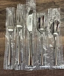 Dansk Bistro Cafe One 5-PIECE Place Setting Stainless Steel Flatware New!. Fixed Price $138.00.