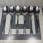 6 Estia Dorian Silverware Flatware Teaspoons Stainless Steel. Fixed Price $16.50.