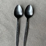 Rogers Stainless Spana Spoons 6 Floral Mcm Flatware Stanley Roberts (2). Fixed Price $17.99.