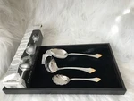 Oneida Golden Kenwood Hostess Serving Set 3 Pieces -18/8 -retired Pattern New. Fixed Price $49.95.
