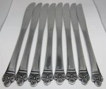 8 National Stainless Steel Solid Handle Dinner Knives Edgemont Japan Knife 1/2. Fixed Price $18.49.