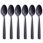 Matte Dinner Spoon Set Of 6, Fullyware 8.0 Inches Stainless Steel Black.... Fixed Price $18.42.