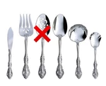 Oneida Michelangelo 5-PIECE Flatware Serving Set, 18/10 Stainless Steel. Fixed Price $55.00.