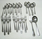 30 Pieces Lifetime LCU73 Stainless Steel Flatware. Fixed Price $89.95.