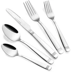 Dokaworld Elegant Design Flatware, Silverware Set For 8 Persons, 40 Piece - S.... Fixed Price $74.84.