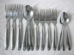 Farberware Stainless Silverware Flatware. Fixed Price $54.98.
