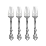Oneida Silverware Set, Michelangelo Fine Flatware 4-PIECE Salad Forks Se.... Fixed Price $70.62.