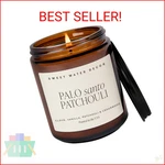 Sweet Water Decor Palo Santo Patchouli Soy Candle - Black Pepper, Clove Leaf, Nu. Fixed Price $27.52.