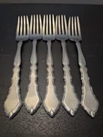 Oneida Satinique Stainless Steel Dinner Set Of 5 7 1/4" Long. Fixed Price $29.00.